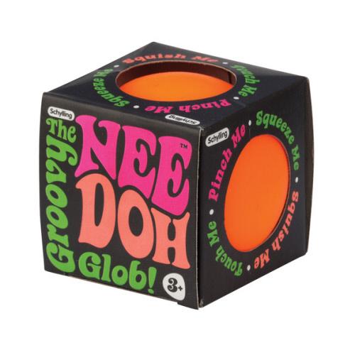 Nee Doh Original Groovy Glob 2.5 Inch Squish Ball Fidget Toy