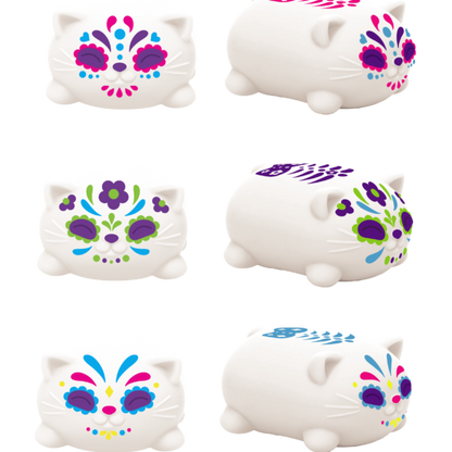 Schylling NeeDoh Sugar Skull Cats Sensory Squishy Toy