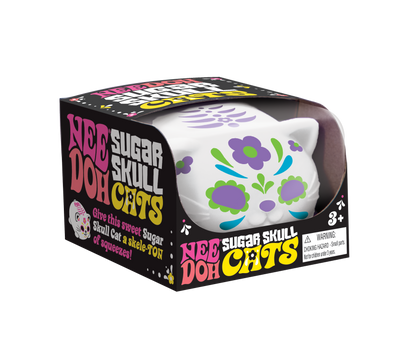 Schylling NeeDoh Sugar Skull Cats Sensory Squishy Toy
