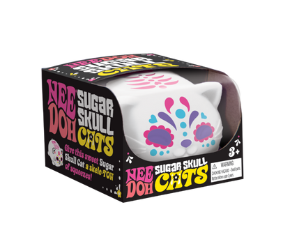 Schylling NeeDoh Sugar Skull Cats Sensory Squishy Toy