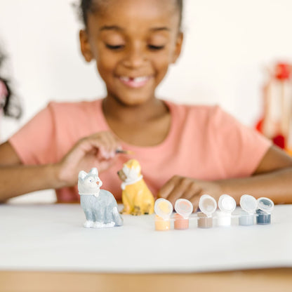 Melissa & Doug Created by Me Pet Figurines Painting Craft Kit