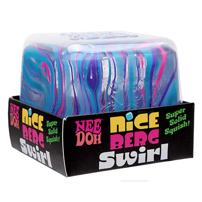 Nee Doh Nice Berg SWIRL 3.5 Inch Squish Ball Fidget Toy