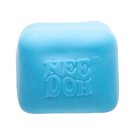 Nee Doh Nice Cube GLOW 2.5 Inch Squish Ball Fidget Toy