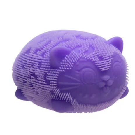 Nee Doh Wild Cats Fuzz Ball 3 Inch Squish Ball Fidget Toy