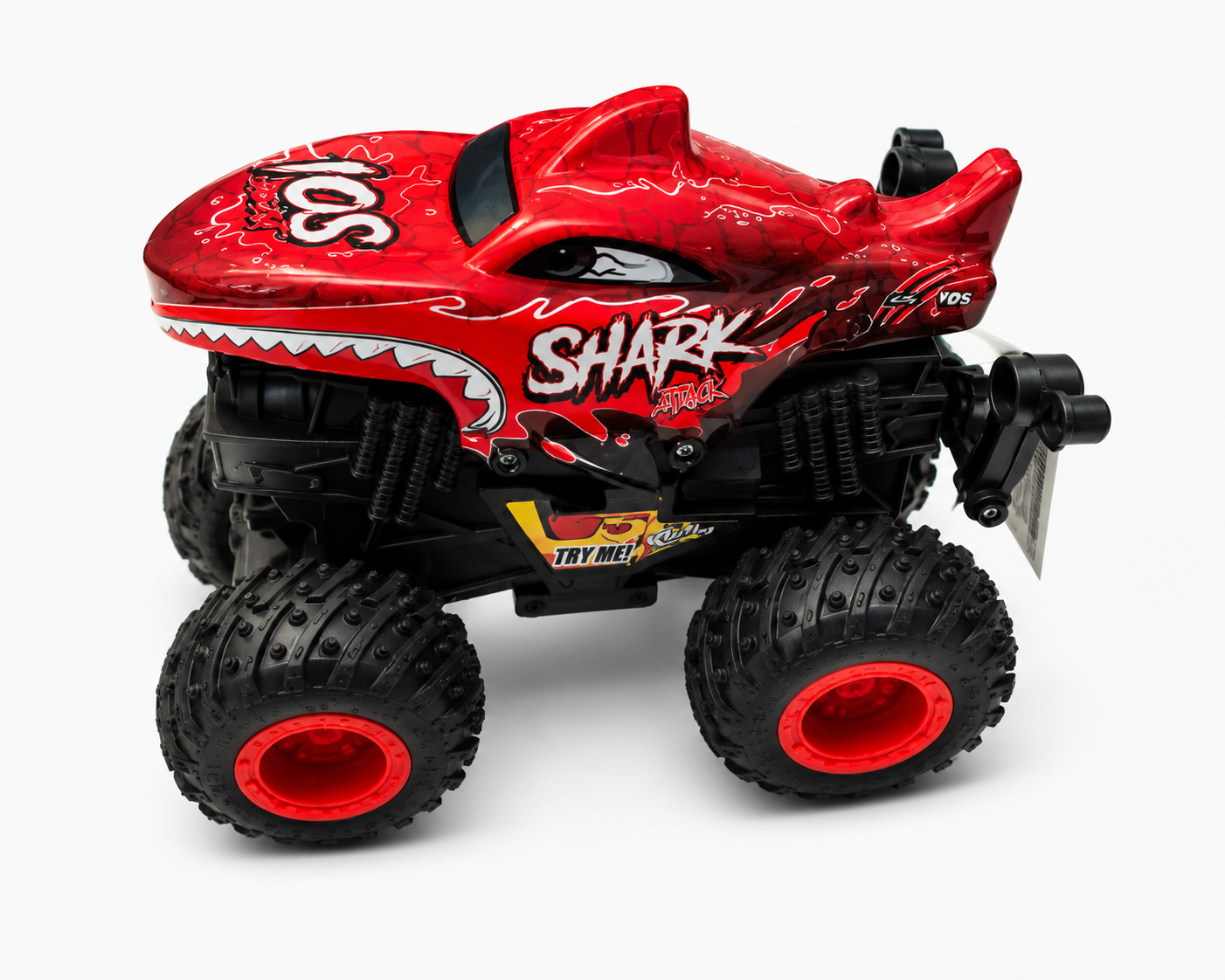 Thin Air Brands Mini Shark Truck Light & Sound Motorized Toy (Red or Blue)