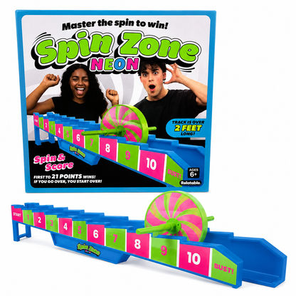 Relatable Spin Zone 21-Point Spinner Track Game
