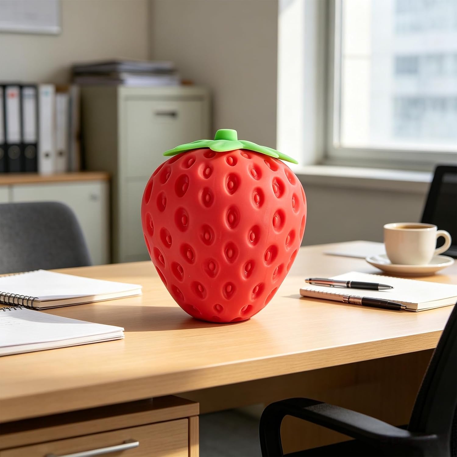Strawberry Slow Rising Squishy Stress Relief Toy 1.5 inches
