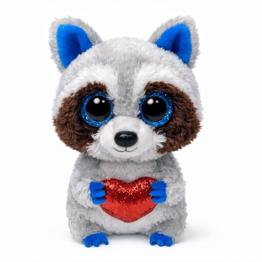 TY Thief 6 Inch Valentine Plush Toy with Heart