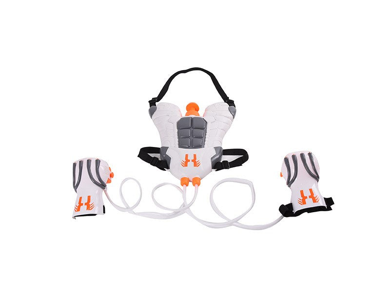 TOYSPI Water Gun Backpack Blaster Set – 3-in-1 Arm-Mounted Water Shooter with Reservoir for Outdoor Play