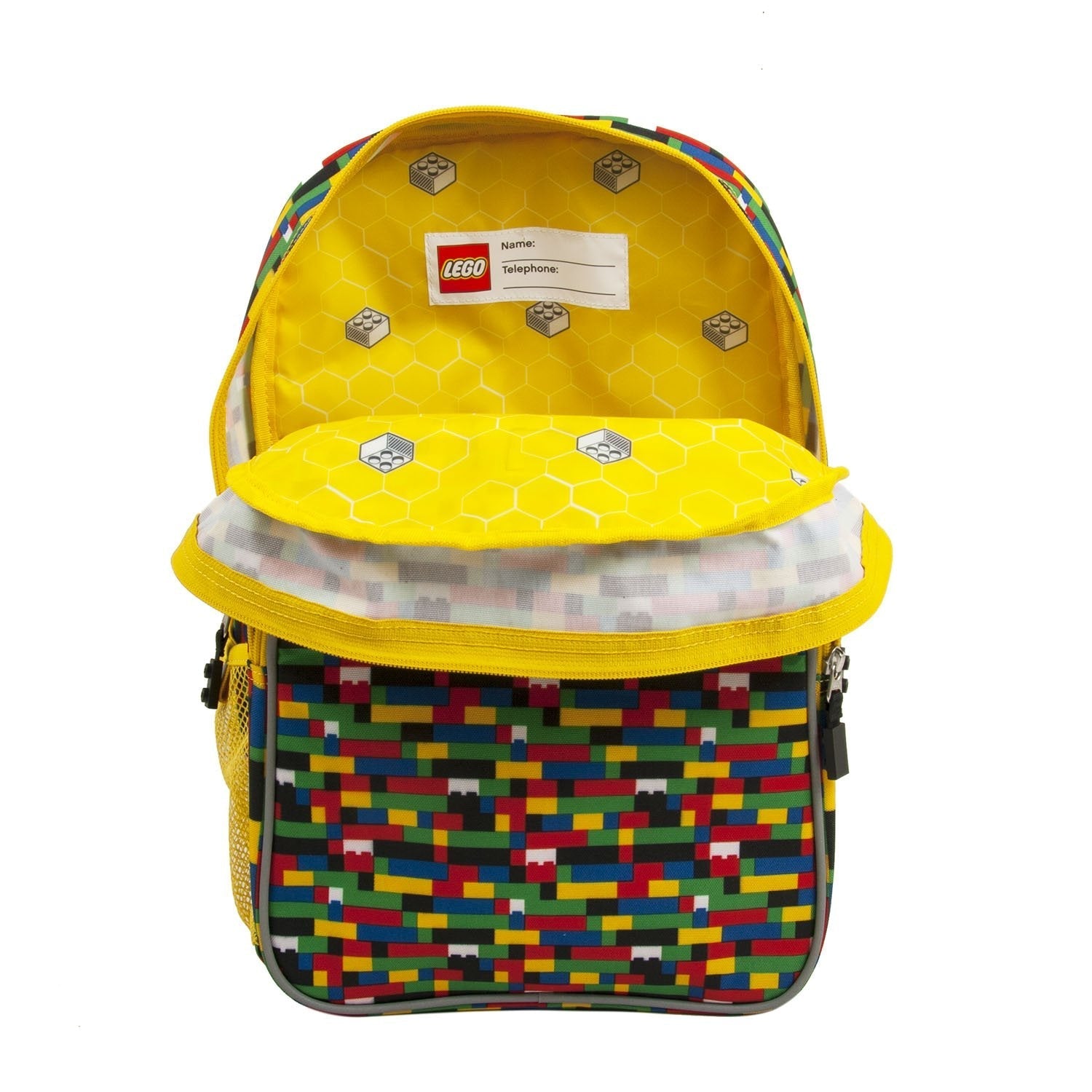 LEGO 16 Inch Heritage Classic Brick Wall Kids School Backpack