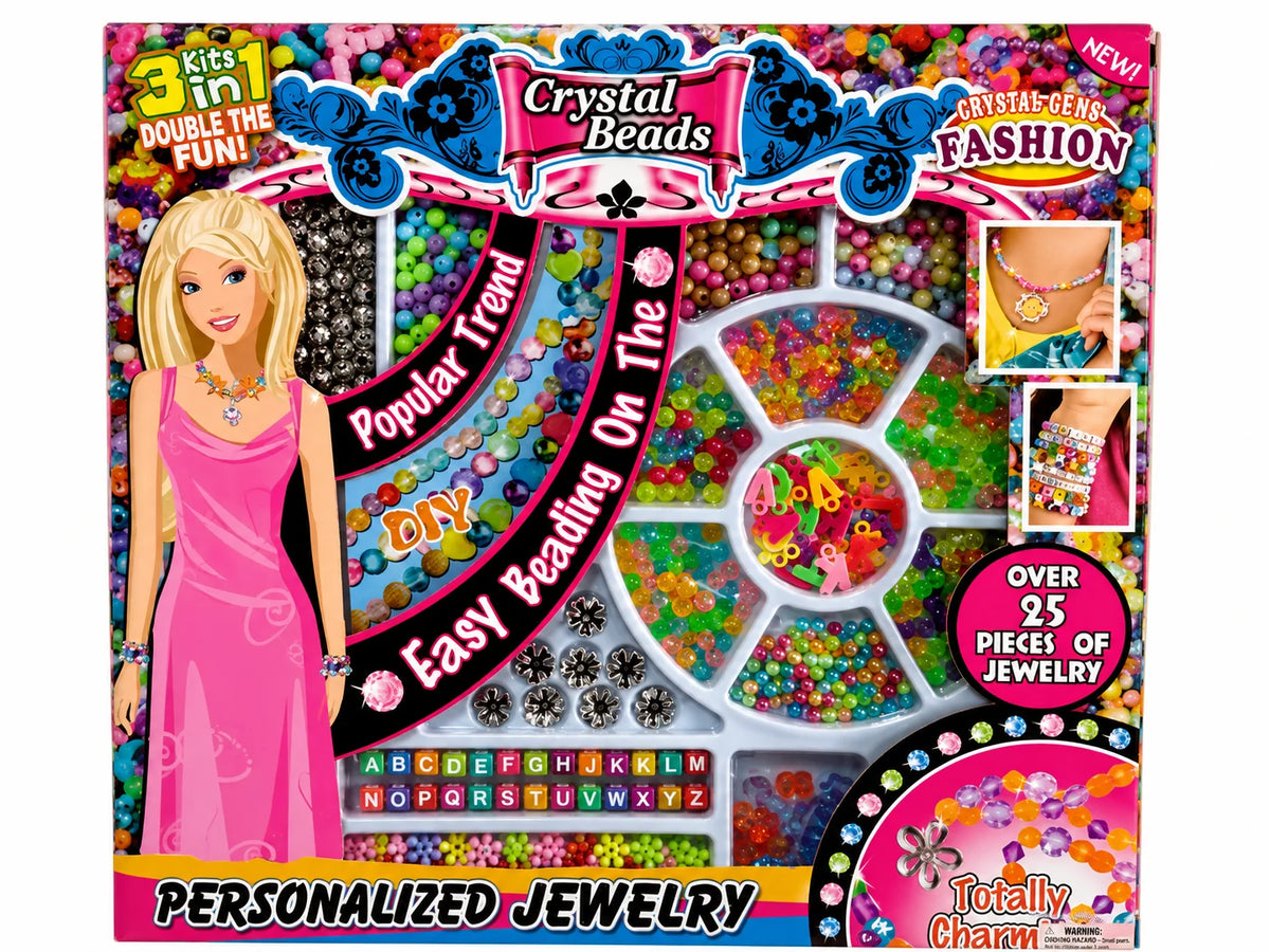 DIY Crystal Beads Jewelry Making Kit for Kids