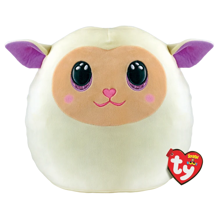Fluffy Easter White Lamb Large