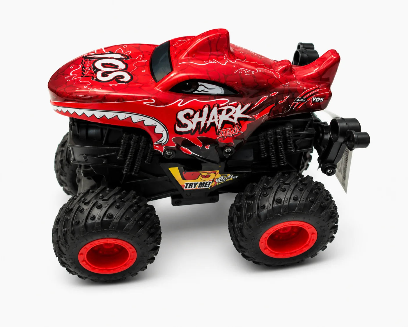 Thin Air Brands Mini Shark Truck Light & Sound Motorized Toy (Red or Blue)