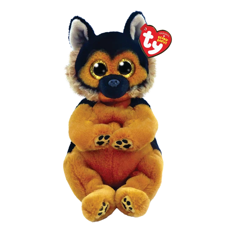 TY Beanie Plush Dog – German Shepherd Stuffed Animal Toy (Soft Plush)