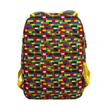 LEGO 16 Inch Heritage Classic Brick Wall Kids School Backpack