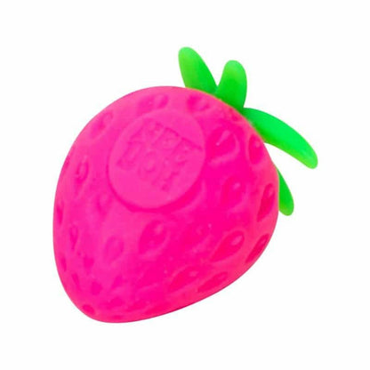 Nee Doh Groovy Fruit 2.5 Inch Squish Ball Fidget Toy - Set of 3 Fruits