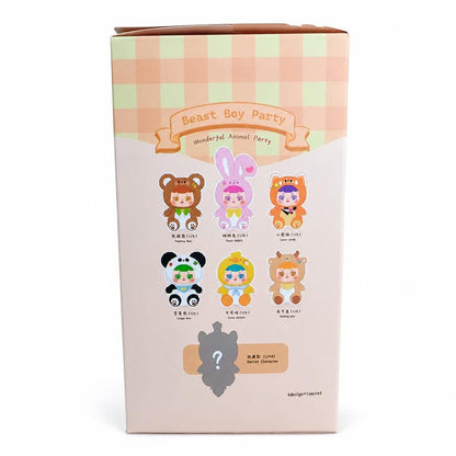 Beast Boy Party Series Plush Blind Box Figure Kawaii Collectible Toy