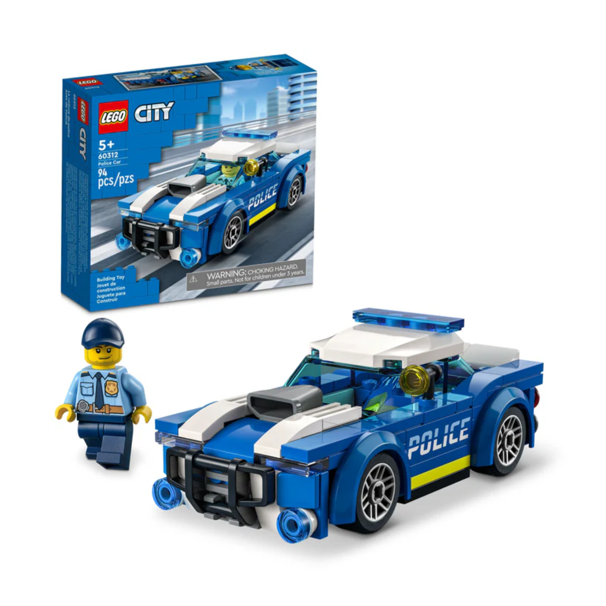 LEGO 60312 City Police Car Building Toy Playset