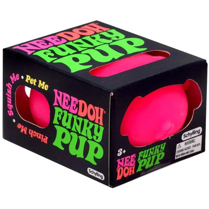 Nee Doh Funky Pups 2.5 Inch Squish Ball Fidget Toy