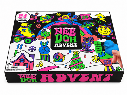 Schylling NeeDoh 2026 Christmas Advent Calendar – 24 Squishy Surprises