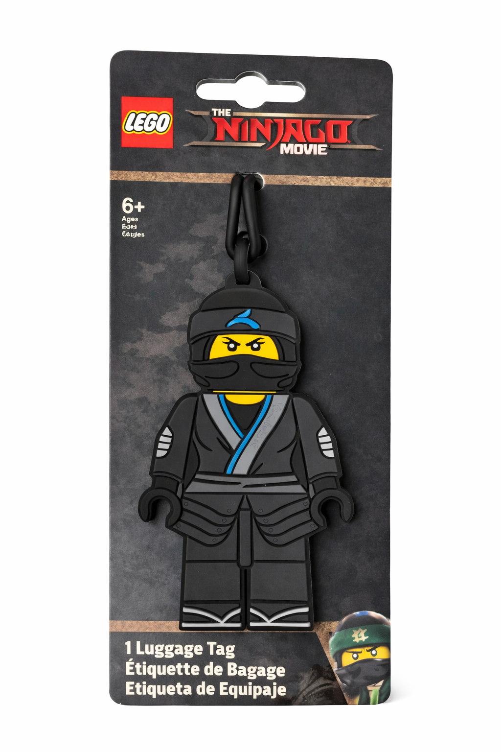 LEGO Ninjago Red Ninja Luggage Tag Travel Accessory