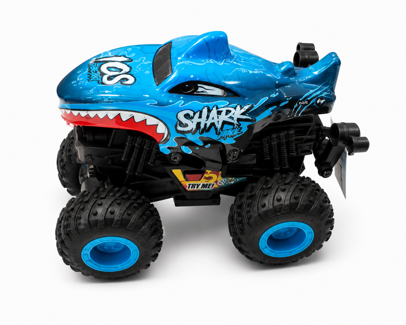 Thin Air Brands Mini Shark Truck Light & Sound Motorized Toy (Red or Blue)