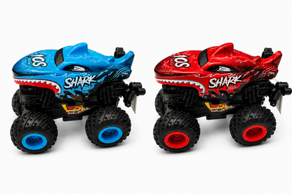 Thin Air Brands Mini Shark Truck Light & Sound Motorized Toy (Red or Blue)