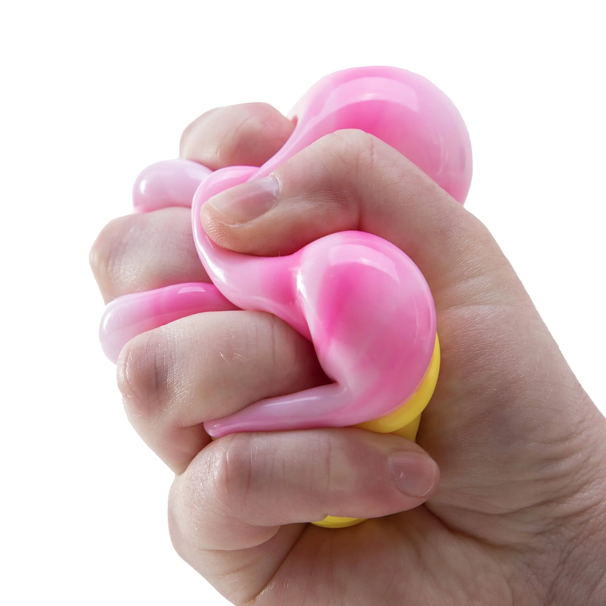Nee Doh Nice Cream Cone 3.5 Inch Squish Ball Fidget Toy - Choose Your Color
