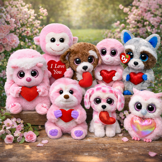 TY Rory 6 Inch Valentine Plush Toy